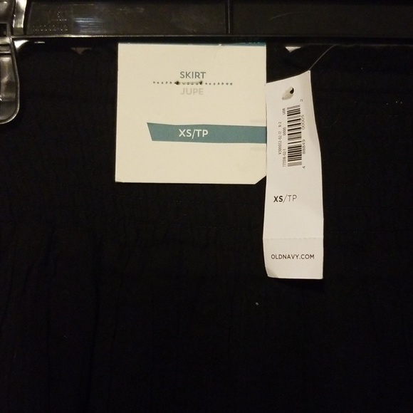NWT Old Navy Jupe XS Black Skirt - Picture 2 of 5